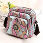 Waterproof Nylon Multilayer Crossbody Bag For Women - Colourful Streamline
