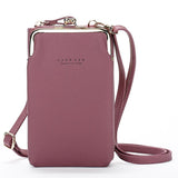 Stylish Pebbled Shoulder Bag For Women - Shallow Purple