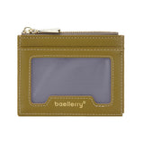 Light & Thin Card Bag Multifunctional Coin Purse - Brown