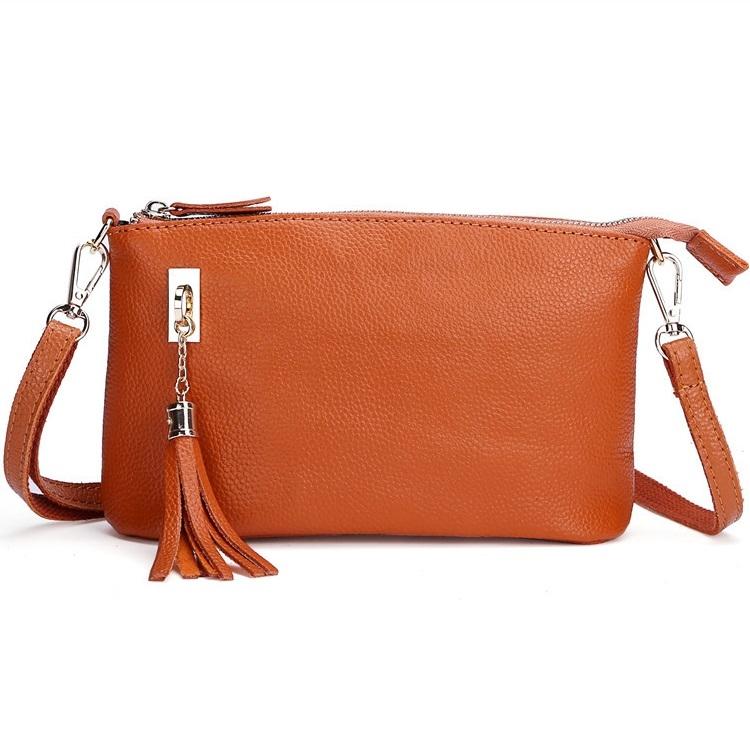 Fringed One Shoulder Bag For Women Large Capacity Casual - Light Brown