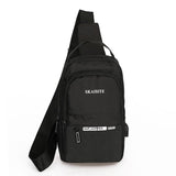 Men Crossbody Bag For Outdoor Sports Leisure - 3-Black