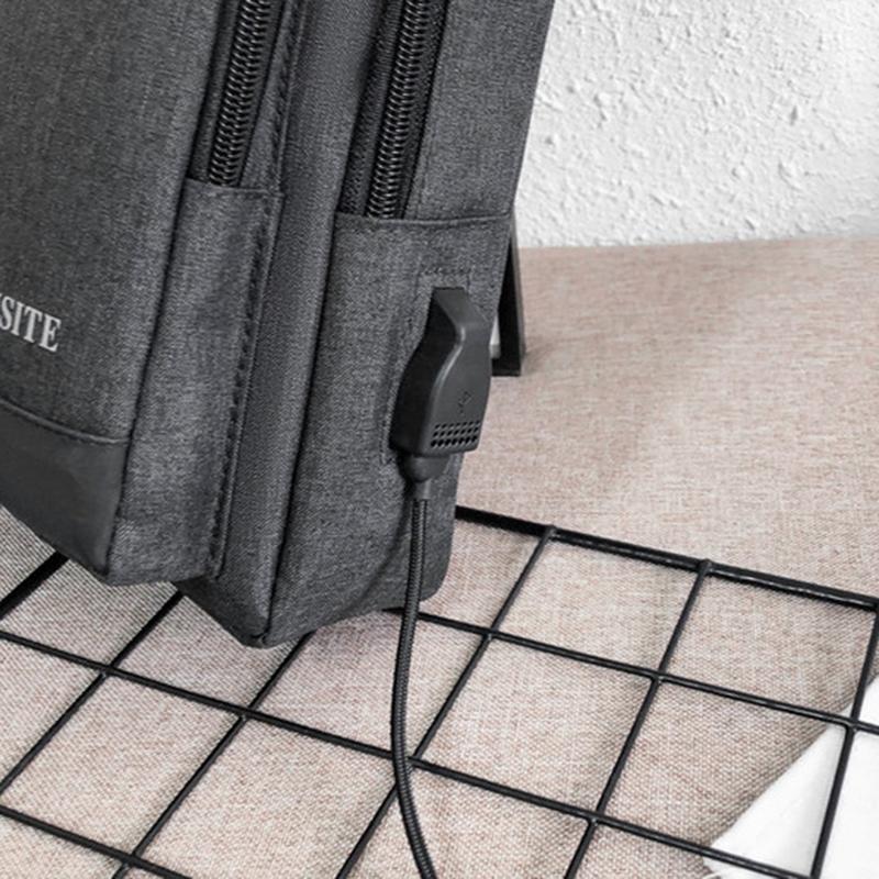 Men Crossbody Bag For Outdoor Sports Leisure - 3-Black