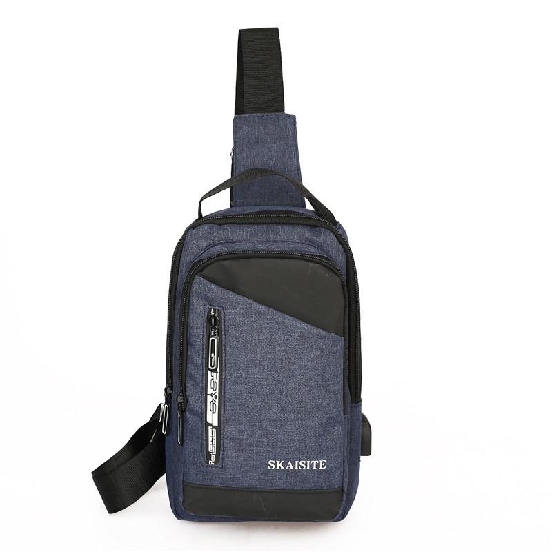 Men Crossbody Bag For Outdoor Sports Leisure - 3-Black