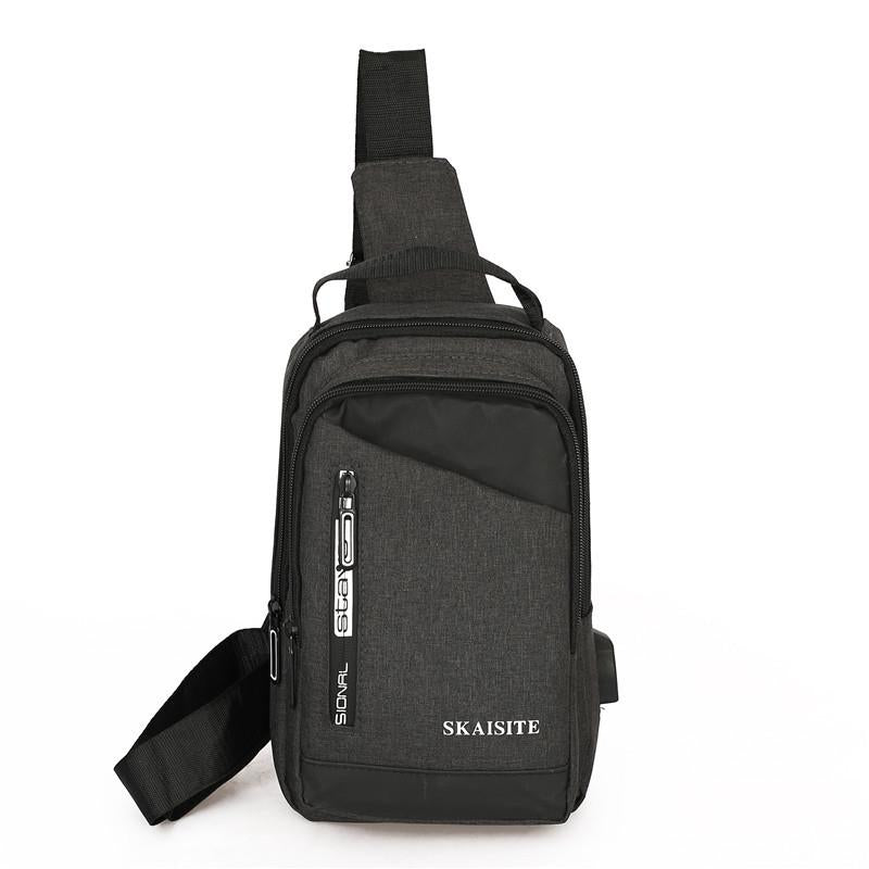 Men Crossbody Bag For Outdoor Sports Leisure - 3-Black