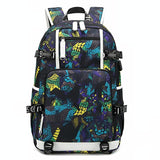 Student Thermal Backpack - Lightweight & Durable - Triangular Blue