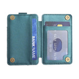 Metal Ring Card Bag Sticker For Mobile Phones - Purple - Extra Image
