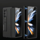 For Samsung Galaxy Z Fold4 5G Foldable Magnetic Hinged Case - Deep Sea Green