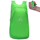 Ultralight Foldable Anti Splash Bag For Outdoor Climbing 20L Capacity Max Load 15Kg - Green