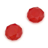 2 Pcs Diamond Texture Games Grip Caps for Ps5 - Green - Close-Up Angle