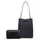 Large Apple Macbook Shoulder / Messenger Bag - Handheld - Black + Black Mouse Pad