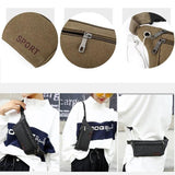 Versatile Canvas Shoulder Bag - Green