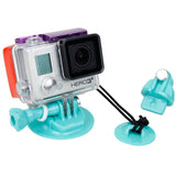 10-piece Board Mount Set for Action Cameras - Green