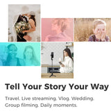 Portable Smartphone Gimbal Stabilizer - Foldable Green - Extra Image