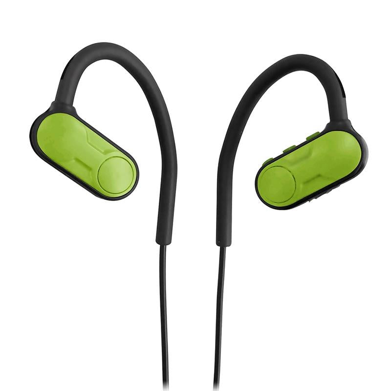 Ultra-light Wireless Bluetooth Earphones with Mic - Bth-y9 - Green