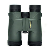 Waterproof 10x42 Binoculars for Outdoor Sports Birdwatching and Hunting - Green - Side View