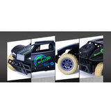 High Speed Off-road Drifting Toy Truck with 27mhz Remote Control for Kids - Green - Rear View