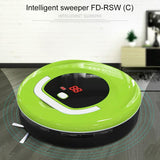 Smart Household Sweeping Robot - Fd-rsw c - Green - Close-Up Angle