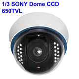 15M Ir Distance Sharp Dome Ccd Camera - 1 / 3 - 1/3 Sharp 420Tvl - Low Angle