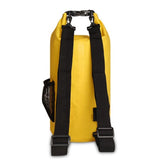Waterproof Dual Shoulder Strap Dry Bag 10L Capacity - Green - Top-Down View
