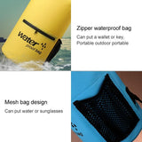 Waterproof Dual Shoulder Strap Dry Bag 10L Capacity - Green - Rear View