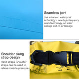 Waterproof Dual Shoulder Strap Dry Bag 10L Capacity - Green - Close-Up Angle