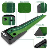 2.5m Golf Putting Mat with Push Rod Trainer & 6 Balls - no Auto Return - Extra Image