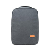 15 Inch Waterproof Laptop Handbag - Dark Gray Polyester - 45-Degree Angle