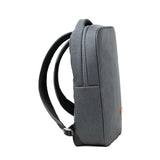 15 Inch Waterproof Laptop Handbag - Dark Gray Polyester - Rear View