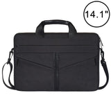 Stylish Zipper Laptop Bag With Shoulder Strap - Durable & Breathable - Dark Gray - Extra Image