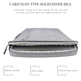 Waterproof Oxford Laptop Handbag With Trolley Strap - Dark Gray - Rear View