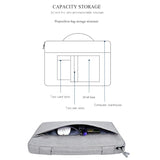 Waterproof Oxford Laptop Handbag With Trolley Strap - Dark Gray - Extra Image