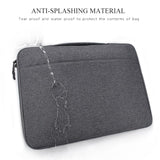 Waterproof Oxford Laptop Handbag With Trolley Strap - Dark Gray - Extra Image