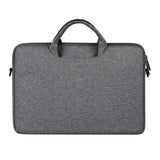 Hidden Portable One-shoulder Handbag for 14.1 Laptops - Waterproof Oxford Cloth - Dark Gray - Front View