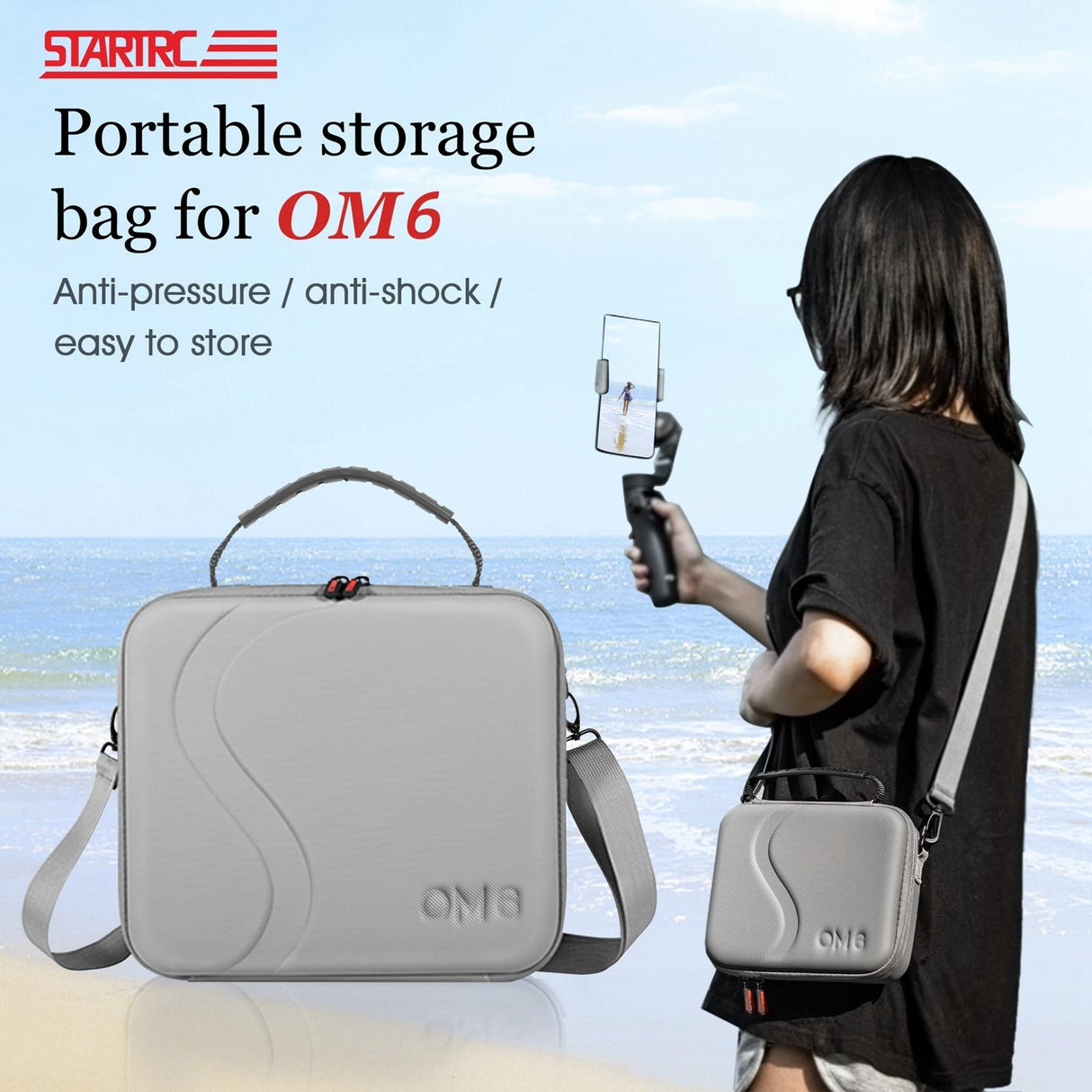 Waterproof Shockproof Portable Case for Dji Mobile 6