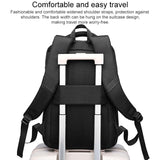 Versatile Oxford Laptop Backpack - Cxs-619 - Dark Gray - Rear View