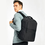 Versatile Oxford Laptop Backpack - Cxs-619 - Dark Gray - Low Angle