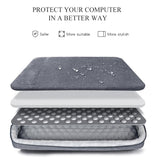 Waterproof Oxford Laptop Handbag With Trolley Strap - Dark Gray - 45-Degree Angle