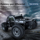 1 16 2.4g Electric 4wd Off-road Rc Car Toy - Dark Gray - 45-Degree Angle