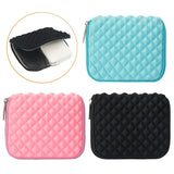 Textured Diamond Laptop Bag - Power - Mint Green - Side View