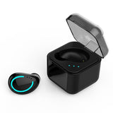 Mini Wireless Bluetooth Earphone with Charging Box - M-b8 - Rose Gold