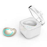 Mini Wireless Bluetooth Earphone with Charging Box - M-b8 - Rose Gold