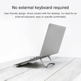 Portable Aluminum Laptop Stand - Simple & Stylish - Rose Gold - Extra Image