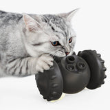 Vibe Geeks Pet Food Dispenser Tumbler Dog Treat Toy - Black - Extra Image