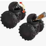 Vibe Geeks Pet Food Dispenser Tumbler Dog Treat Toy - Black - Extra Image