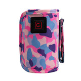 Vibe Geeks 3 Temperature Insulated Milk Baby Bottle Warmer- Usb Plugged-in - Pink - Front View