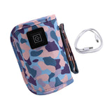 Vibe Geeks 3 Temperature Insulated Milk Baby Bottle Warmer- Usb Plugged-in - White - Top-Down View