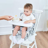 Vibe Geeks Foldable Camping and Dining Chair Outdoor Booster Seat for Toddlers - Pink - Extra Image