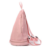 Vibe Geeks Water Resistantion Sports Backpack Gym Bag with Shoes Compartment - Pink - Extra Image