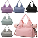 Vibe Geeks Large Capacity Dry and Wet Separation Wear-resistant Sports Fitness Storage Bag - Green - Extra Image