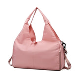 Vibe Geeks Large Capacity Dry and Wet Separation Wear-resistant Sports Fitness Storage Bag - Pink - Extra Image